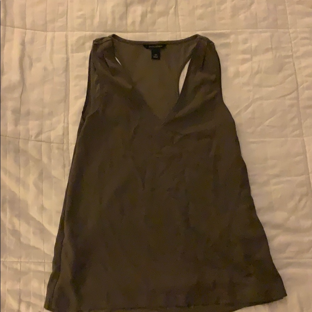 Olive green top